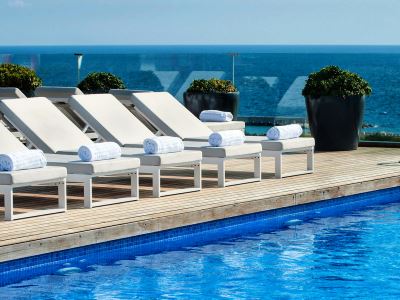 outdoor pool - hotel ac hotel barcelona forum - barcelona, spain