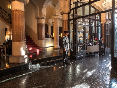 lobby - hotel casa fuster - barcelona, spain