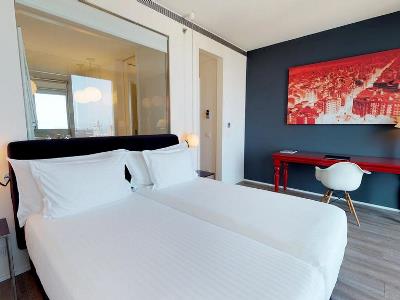 bedroom 3 - hotel melia barcelona sky - barcelona, spain