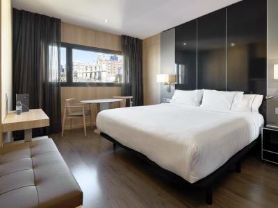 bedroom 1 - hotel ac sants - barcelona, spain