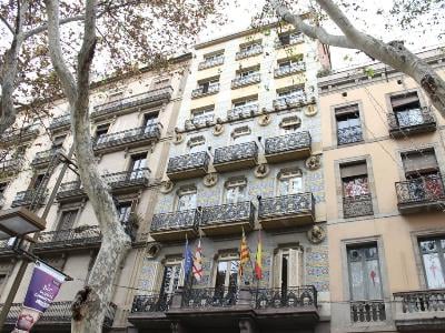 exterior view - hotel ramblas - barcelona, spain