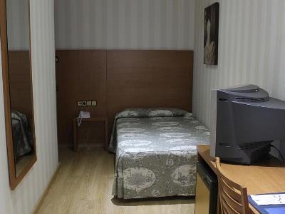 bedroom - hotel ramblas - barcelona, spain