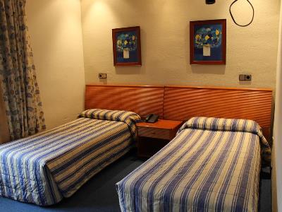 bedroom 1 - hotel ramblas - barcelona, spain