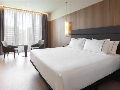 bedroom - hotel ac hotel diagonal l'illa - barcelona, spain