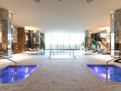 indoor pool - hotel sofia - barcelona, spain