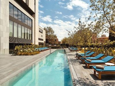 outdoor pool - hotel sofia - barcelona, spain