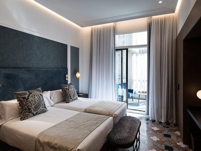 bedroom 6 - hotel catalonia plaza catalunya - barcelona, spain