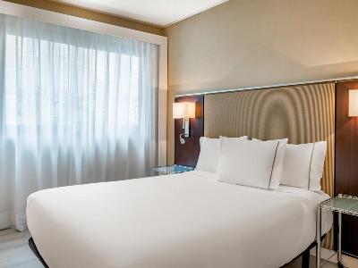 bedroom - hotel ac irla - barcelona, spain