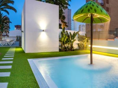 outdoor pool 2 - hotel rh princesa - benidorm, spain