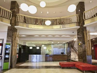 lobby - hotel abando - bilbao, spain