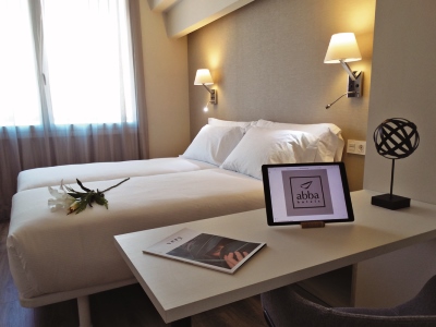 bedroom 2 - hotel abba suites bilbao city center - bilbao, spain