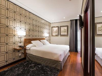 bedroom - hotel carlton - bilbao, spain