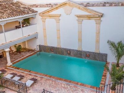 outdoor pool - hotel las casas de la juderia - cordoba, spain