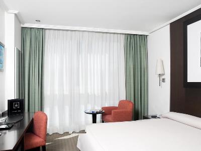 bedroom 4 - hotel abba playa gijon - gijon, spain