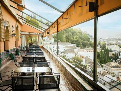 restaurant - hotel alhambra palace - granada, spain