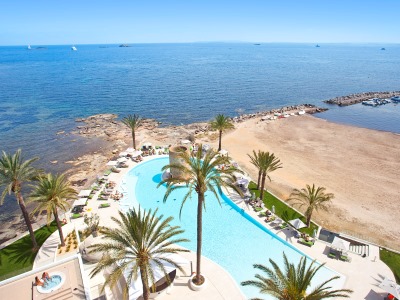 outdoor pool - hotel torre del mar - ibiza town, spain