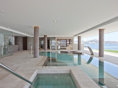 indoor pool - hotel torre del mar - ibiza town, spain