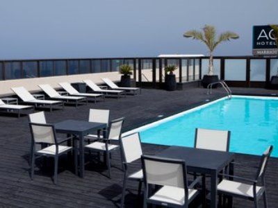 outdoor pool - hotel ac hotel iberia las palmas - las palmas, spain