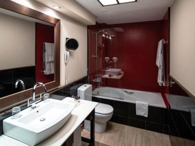 bathroom 2 - hotel catalonia goya - madrid, spain