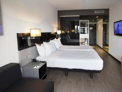 bedroom - hotel ac atocha - madrid, spain