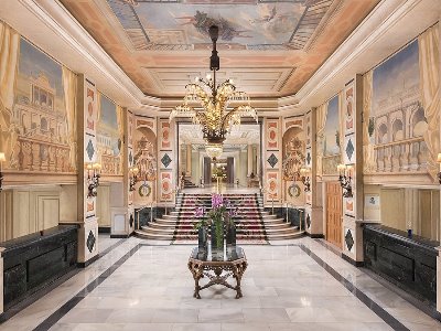 lobby - hotel westin palace madrid - madrid, spain