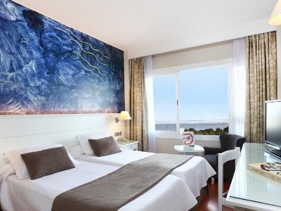 bedroom - hotel hotel joan miro museum - palma de mallorca, spain