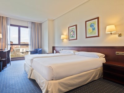 bedroom 1 - hotel abba reino de navarra - pamplona, spain