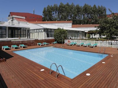 outdoor pool - hotel congreso - santiago de compostela, spain