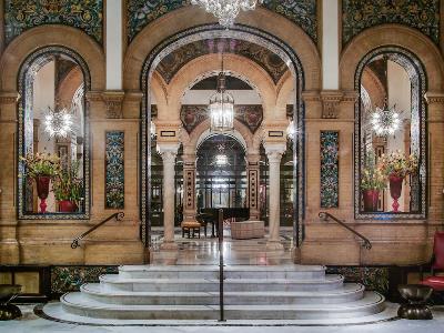lobby - hotel alfonso xiii - seville, spain