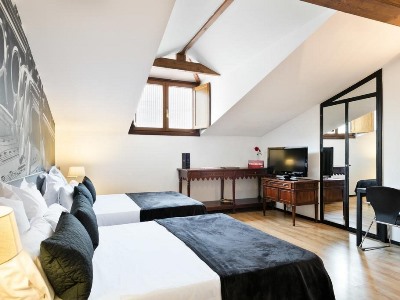 bedroom - hotel abba jazz hotel - vitoria, spain