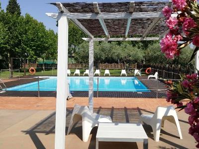 outdoor pool - hotel las ventas - zaragoza, spain