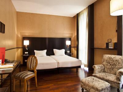 bedroom - hotel ac ciudad de tudela - tudela, spain