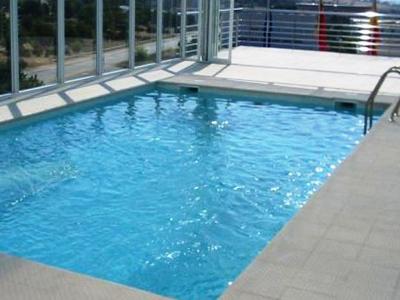 outdoor pool - hotel mas camarena - paterna, spain