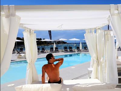 outdoor pool - hotel axelbeach ibiza - adults only - sant antoni de portmany, spain