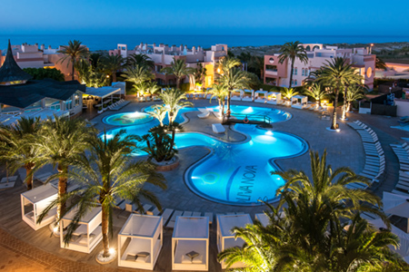 outdoor pool - hotel oliva nova beach and golf hotel - oliva, spain