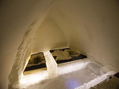 bedroom 3 - hotel arctic snow hotel and glass igloos - sinetta, finland
