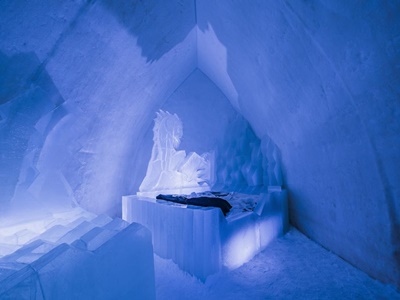 bedroom 6 - hotel arctic snow hotel and glass igloos - sinetta, finland