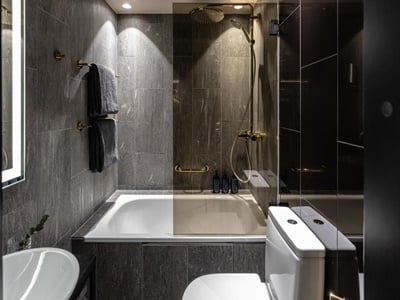 bathroom - hotel marski by scandic - helsinki, finland