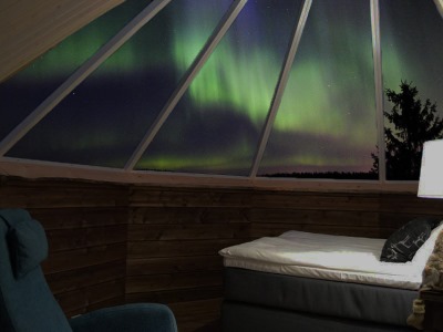 bedroom - hotel aurora village - ivalo, finland