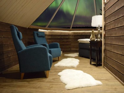 bedroom 1 - hotel aurora village - ivalo, finland