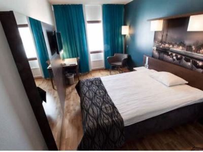 bedroom 1 - hotel scandic oulu station - oulu, finland
