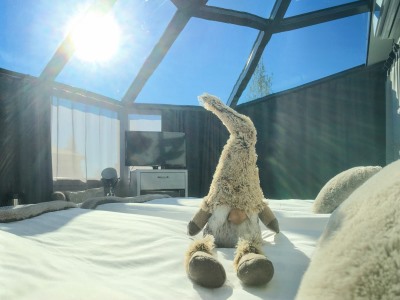 bedroom 1 - hotel santa's igloos arctic circle - rovaniemi, finland