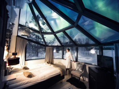 bedroom 2 - hotel santa's igloos arctic circle - rovaniemi, finland