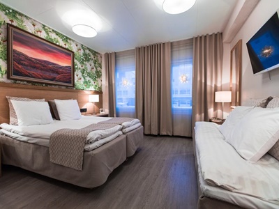 bedroom 1 - hotel aakenus - rovaniemi, finland
