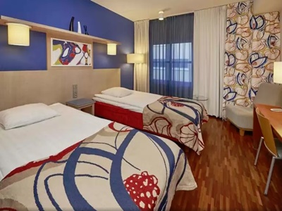 bedroom 6 - hotel scandic atrium - turku, finland