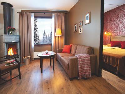 bedroom 3 - hotel santa's hotel aurora - luosto, finland