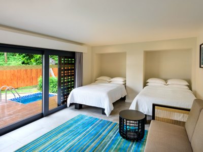 bedroom 6 - hotel sheraton resort and spa, tokoriki island - fiji, fiji