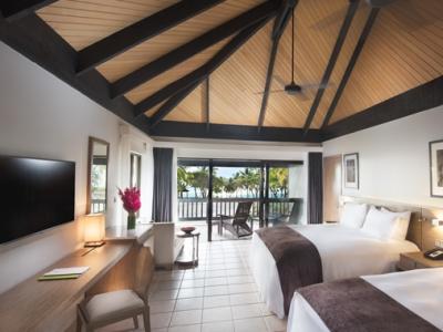 bedroom 1 - hotel doubletree resort fiji-sonaisali island - fiji, fiji