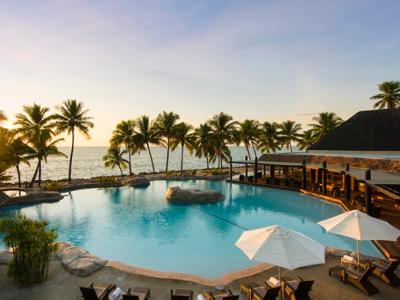 outdoor pool 3 - hotel doubletree resort fiji-sonaisali island - fiji, fiji