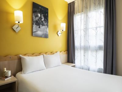 bedroom 1 - hotel aparthotel adagio paris val d'europe - serris, france